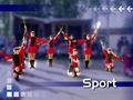 Design vysílání NIKA-TV - titulek rubriky Sport