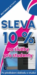 Sleva 10 % na služby pro studenty